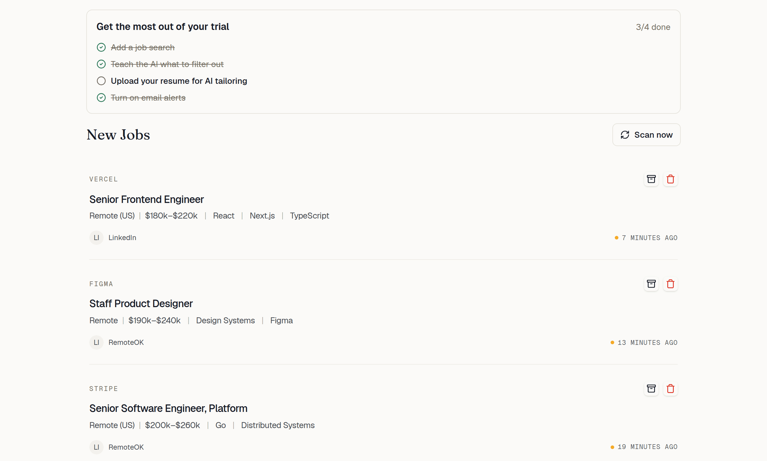 PounceJobs real-time job alerts